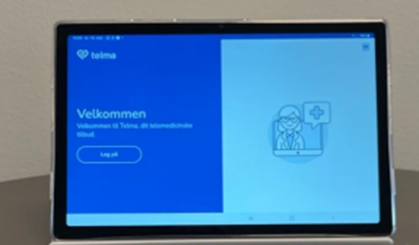 Tablet til indsendelse af resultater telemedicin