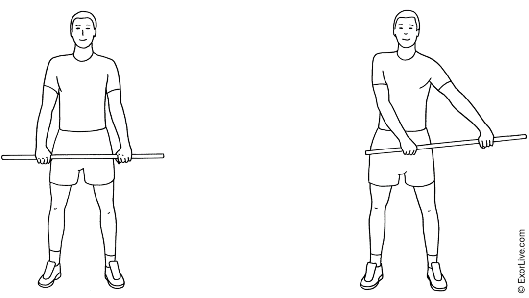 Picture illustrating how to do the exercise.
