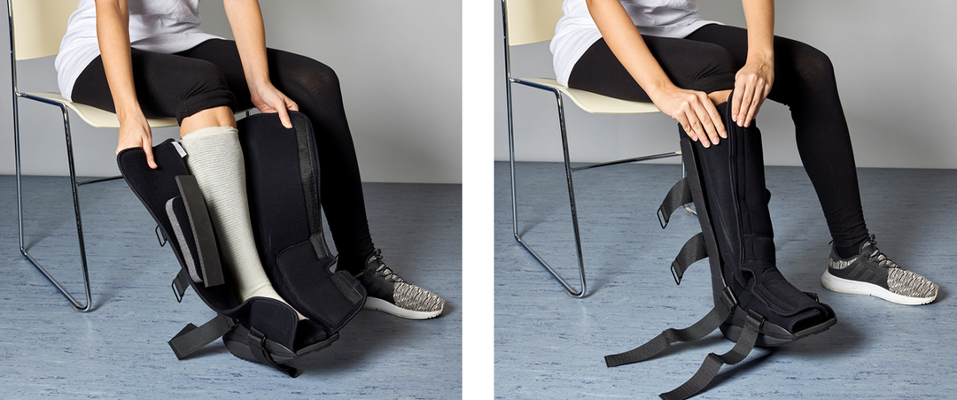 Picture of how to place the boot