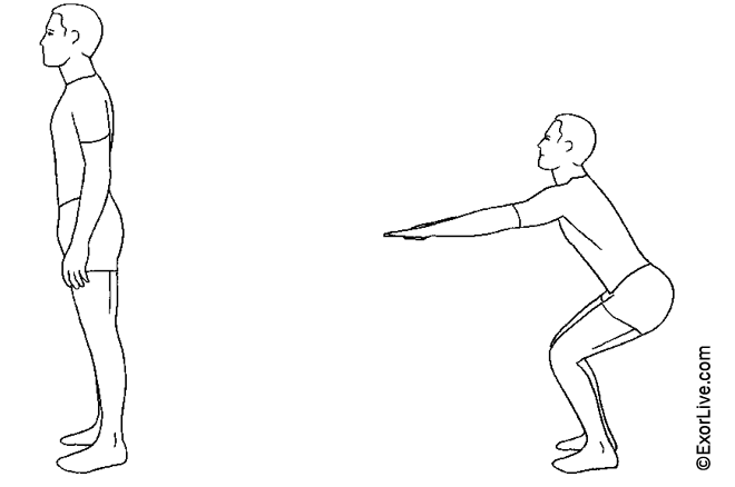 Illustration af, hvordan øvelse 8 skal laves.