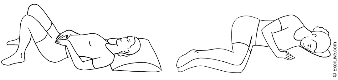 Illustration of pelvic floor exercises