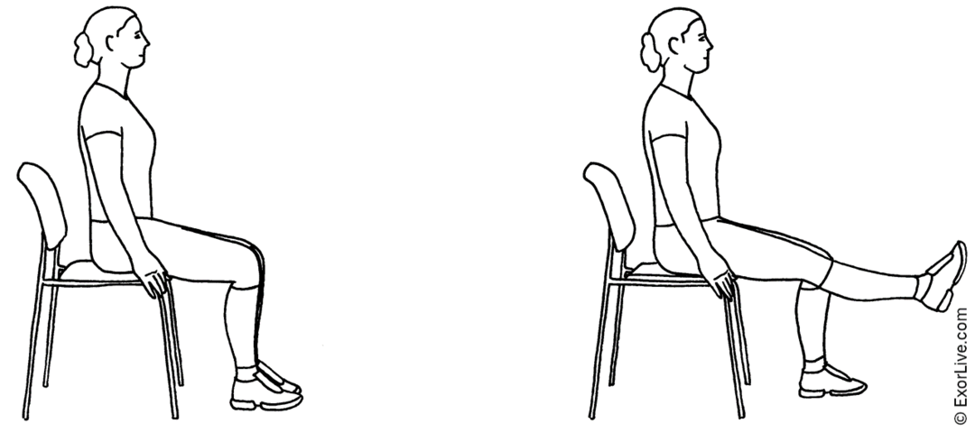 Illustration af øvelsen