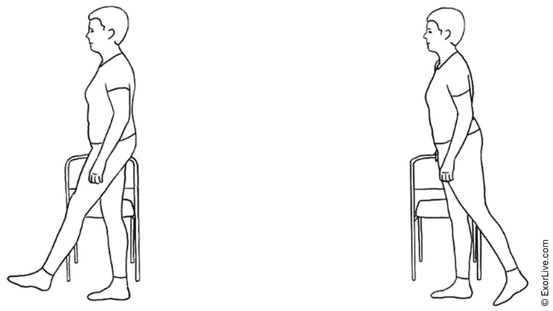 Illustration af øvelsen