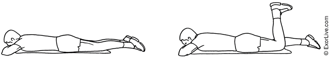 Illustration af øvelsen