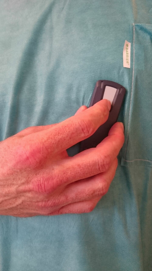 Aktivator lagt over Loop-recorderen