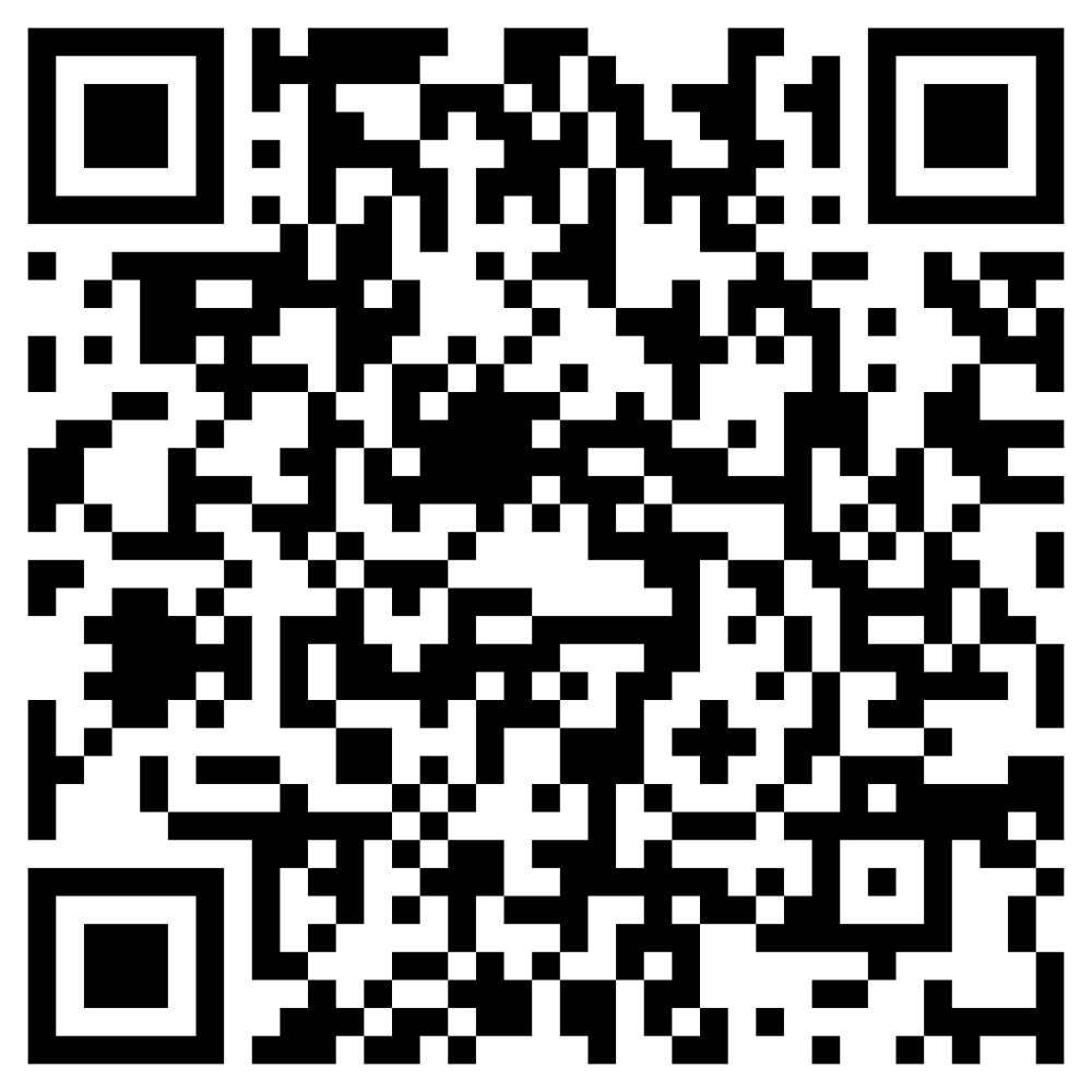 QR-kode til Sundhedsstyrelsens pjece Cøliaki og mad uden gluten