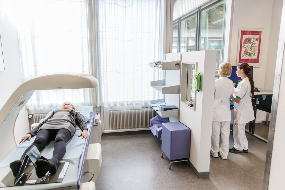 Billedet viser en scanning af en patient.
