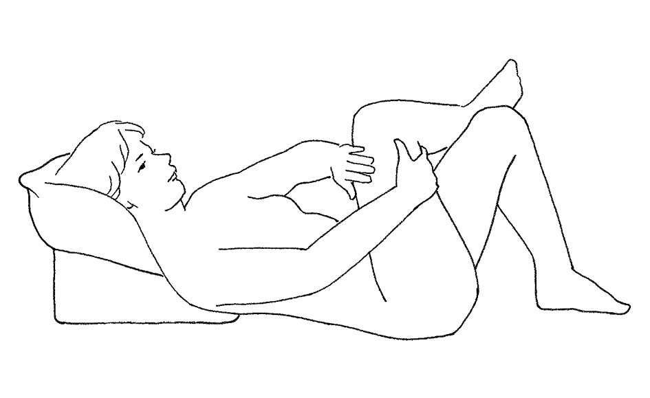 Illustration af øvelsen