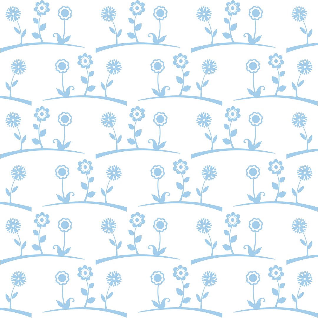 Små lyseblå blomster