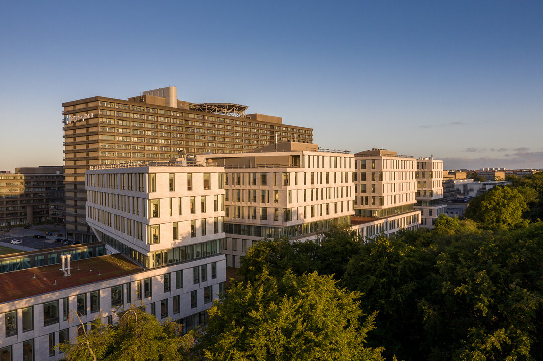 Billedet af Nordfløjen på Rigshospitalet 