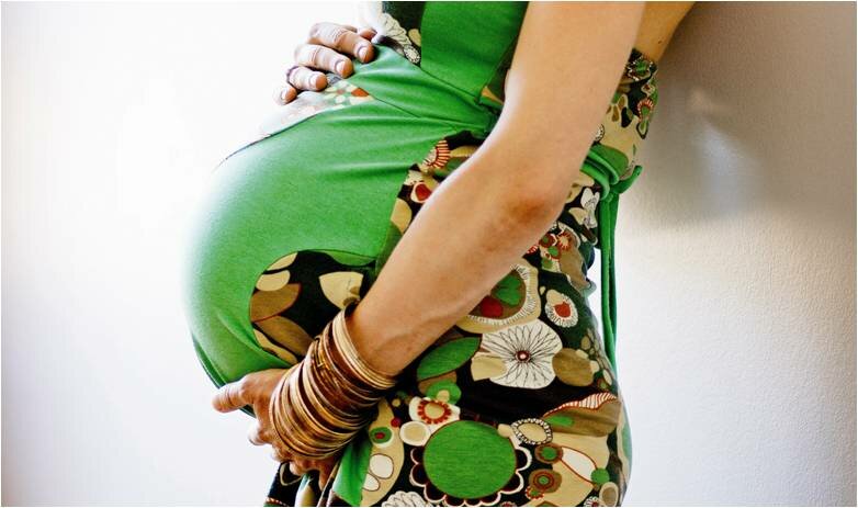 Billede af en gravid