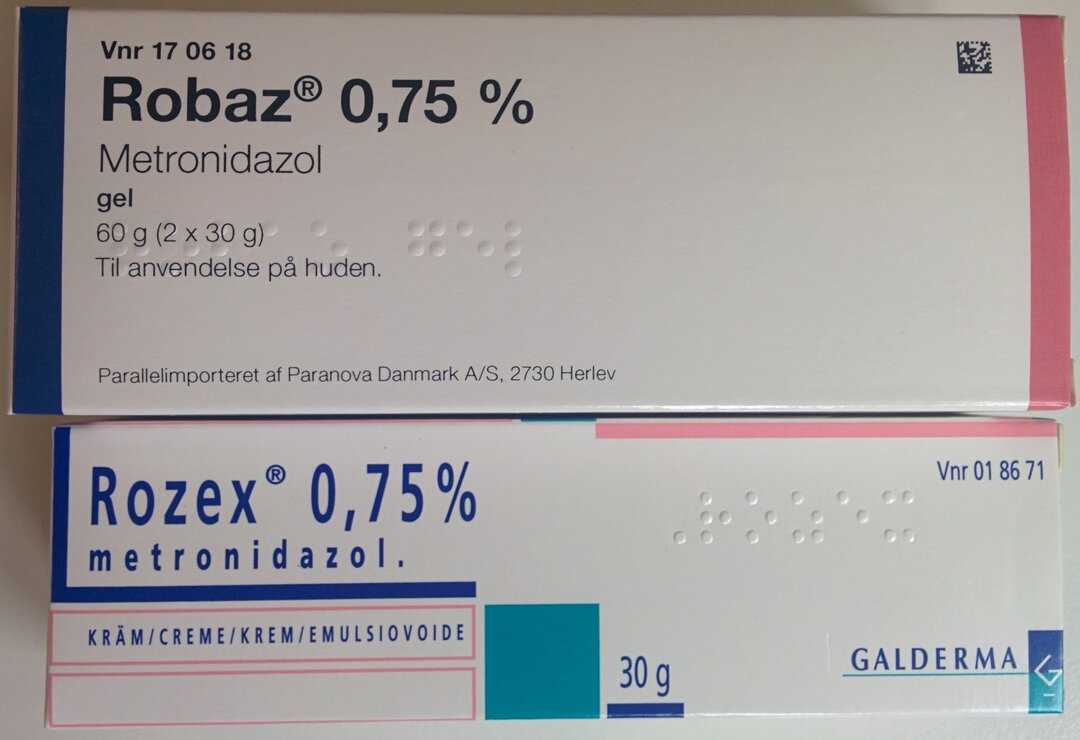 Rosex-creme og Robaz-gel