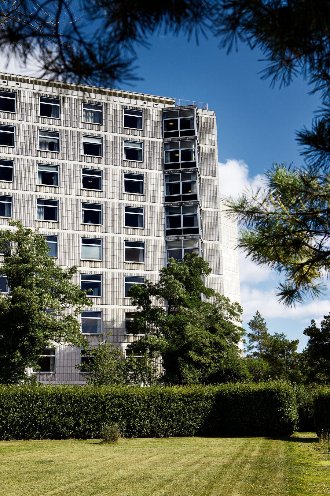 Glostrup Hospital fra parken
